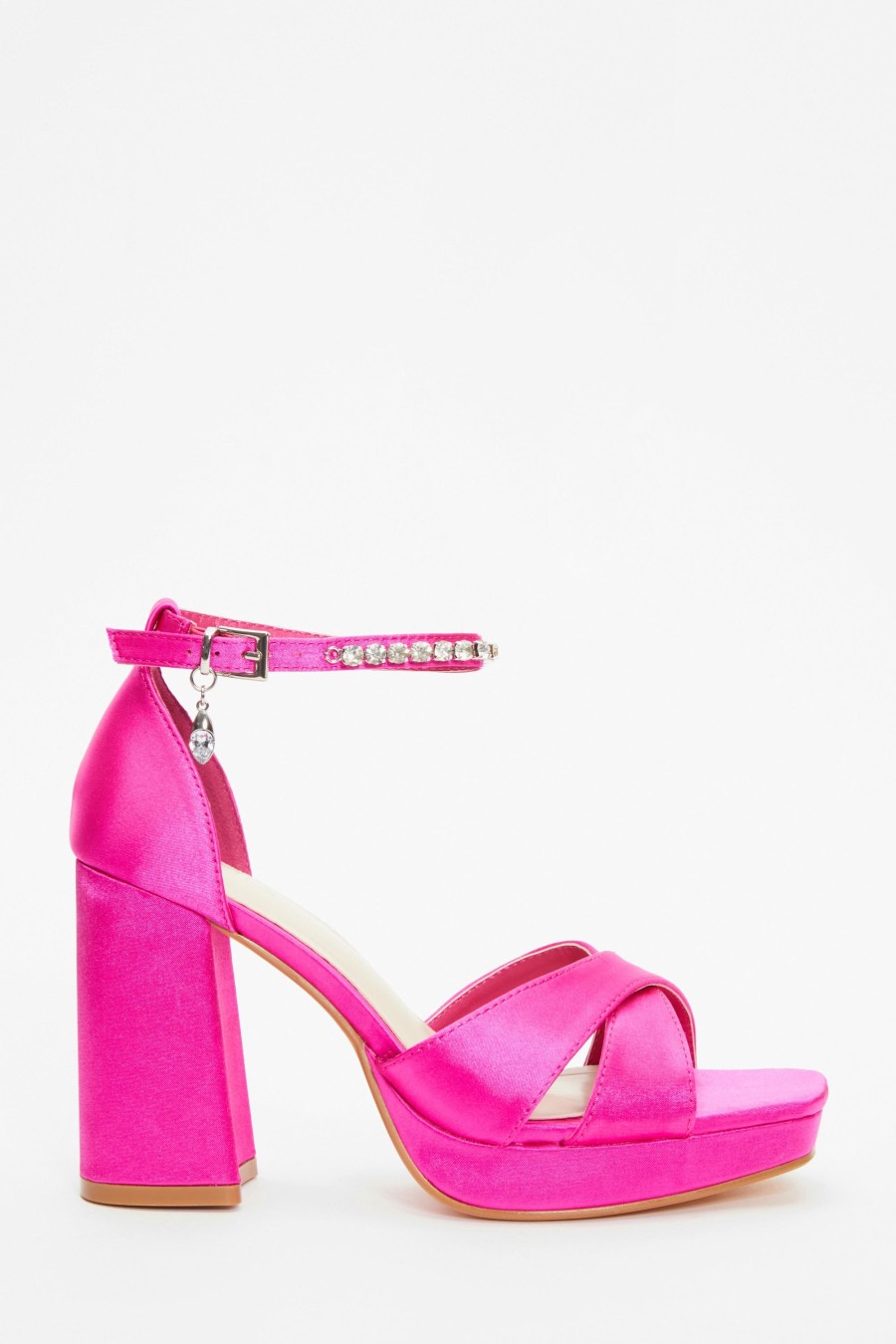 Shoes Quiz  | Platform Heeled Sandals Pink